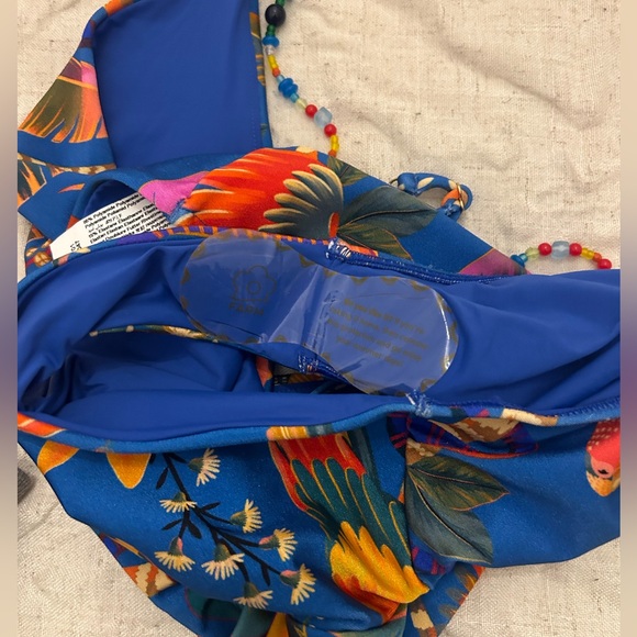 Farm Rio Macaw Party One Piece Swimsuit - Picture 6 of 7